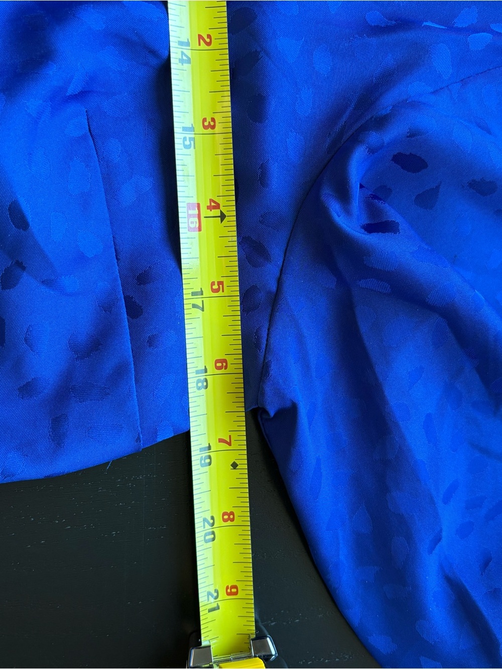 Ann Taylor Cobalt Blue Satin Square-Neck Long-Sleeve Satin Blouse - Office Siren - Picture 15 of 15